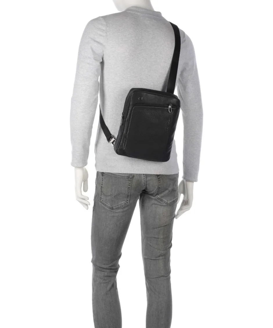 Piquadro Crossbody Bags-S134 Crossbody bag grained cow leather