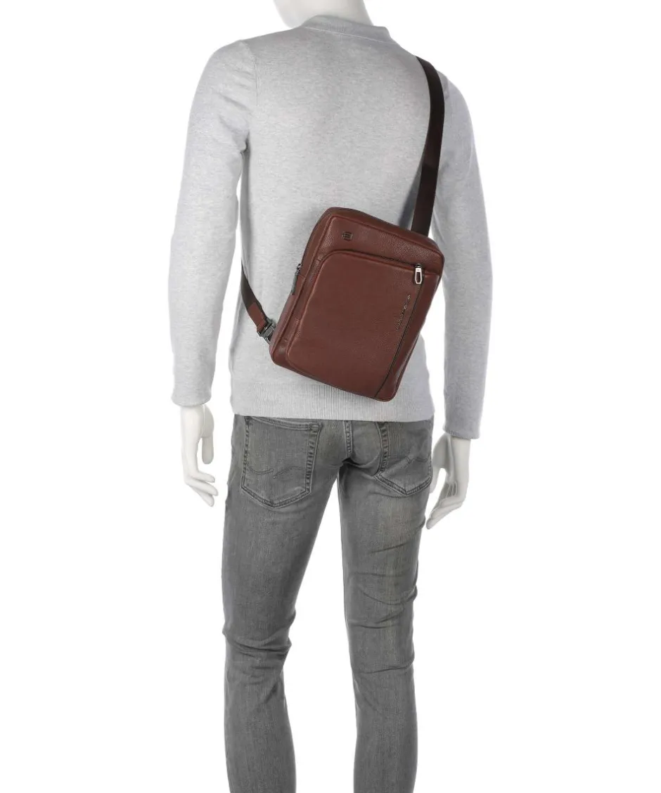 Piquadro Crossbody Bags-S134 Crossbody bag grained cow leather