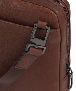 Piquadro Crossbody Bags-S134 Crossbody bag grained cow leather