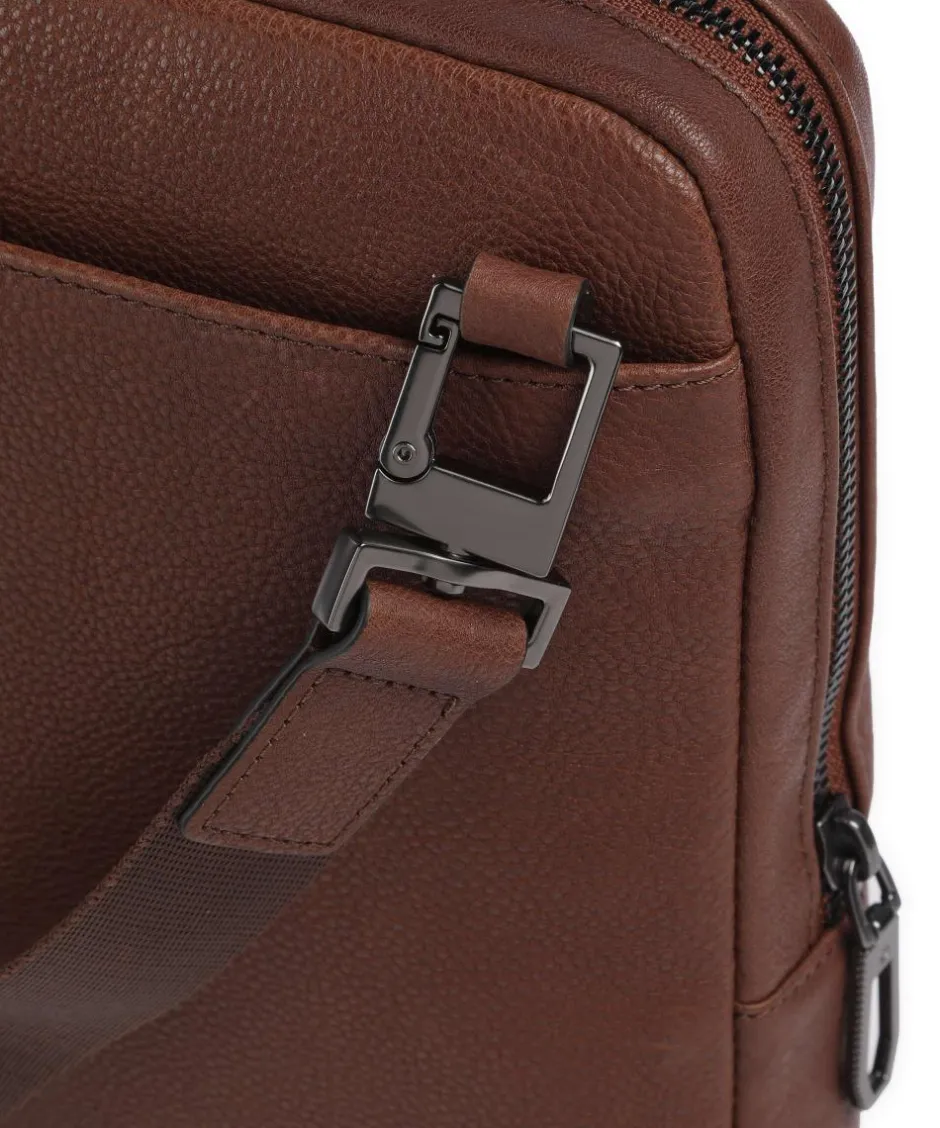 Piquadro Crossbody Bags-S134 Crossbody bag grained cow leather
