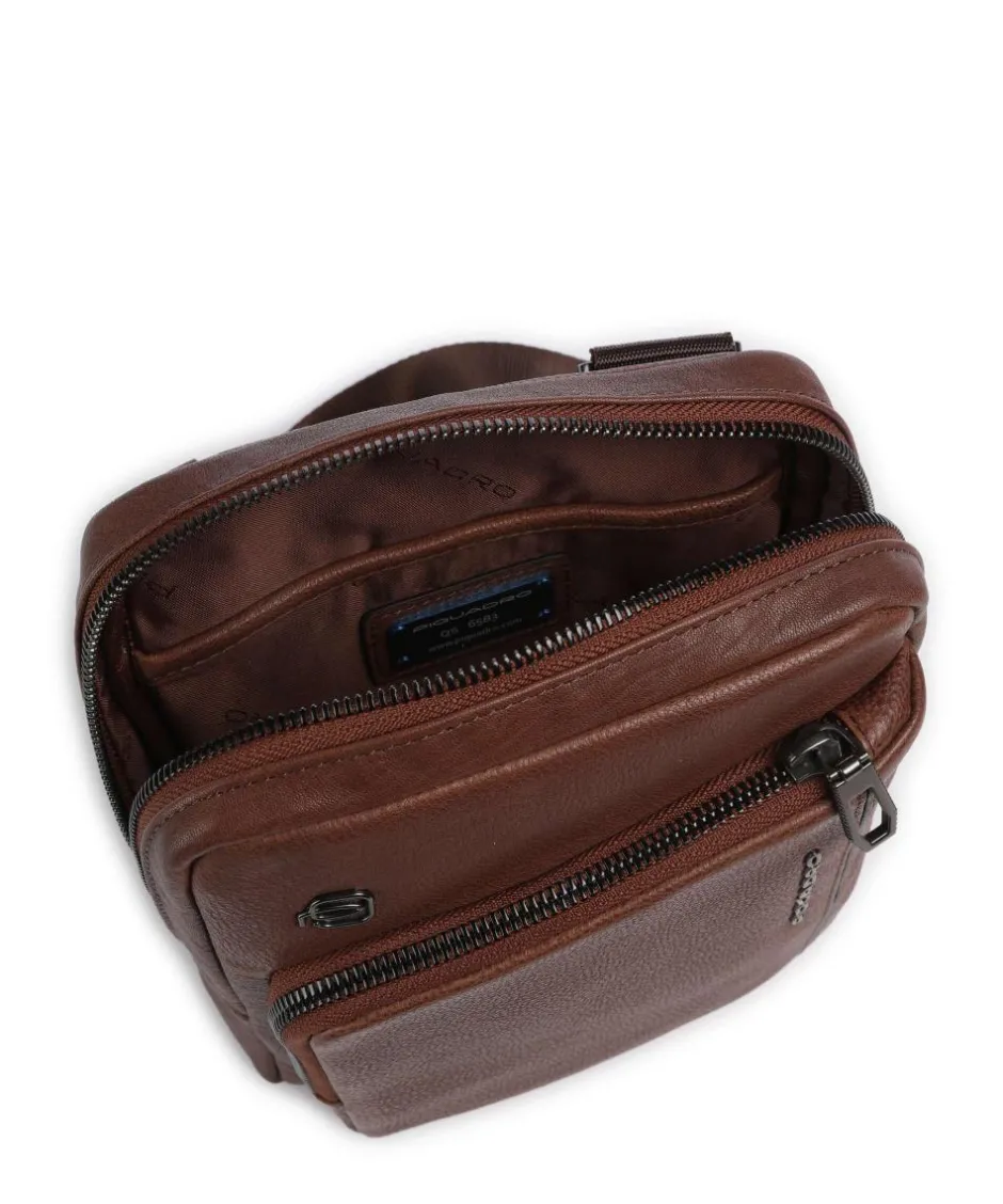 Piquadro Crossbody Bags-S134 Crossbody bag grained cow leather