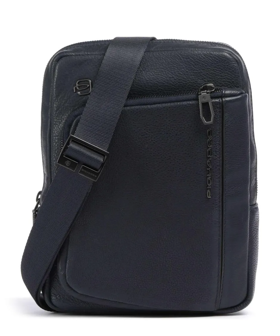 Piquadro Crossbody Bags-S134 Crossbody bag grained cow leather