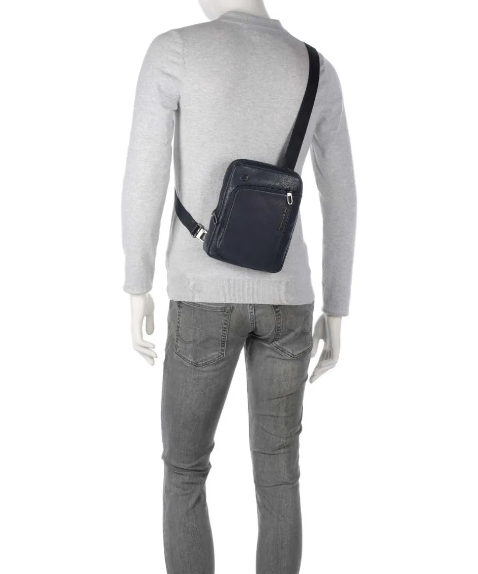 Piquadro Crossbody Bags-S134 Crossbody bag grained cow leather