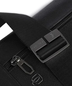 Piquadro Business- & Laptop Bags|Crossbody Bags-S134 Messenger bag grained cow leather