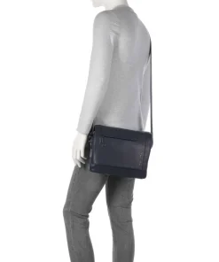 Piquadro Business- & Laptop Bags|Crossbody Bags-S134 Messenger bag grained cow leather