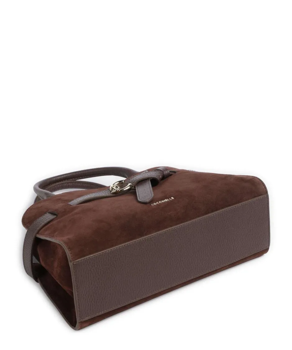 Coccinelle Handbags-Sabine Suede Handbag brushed cow leather