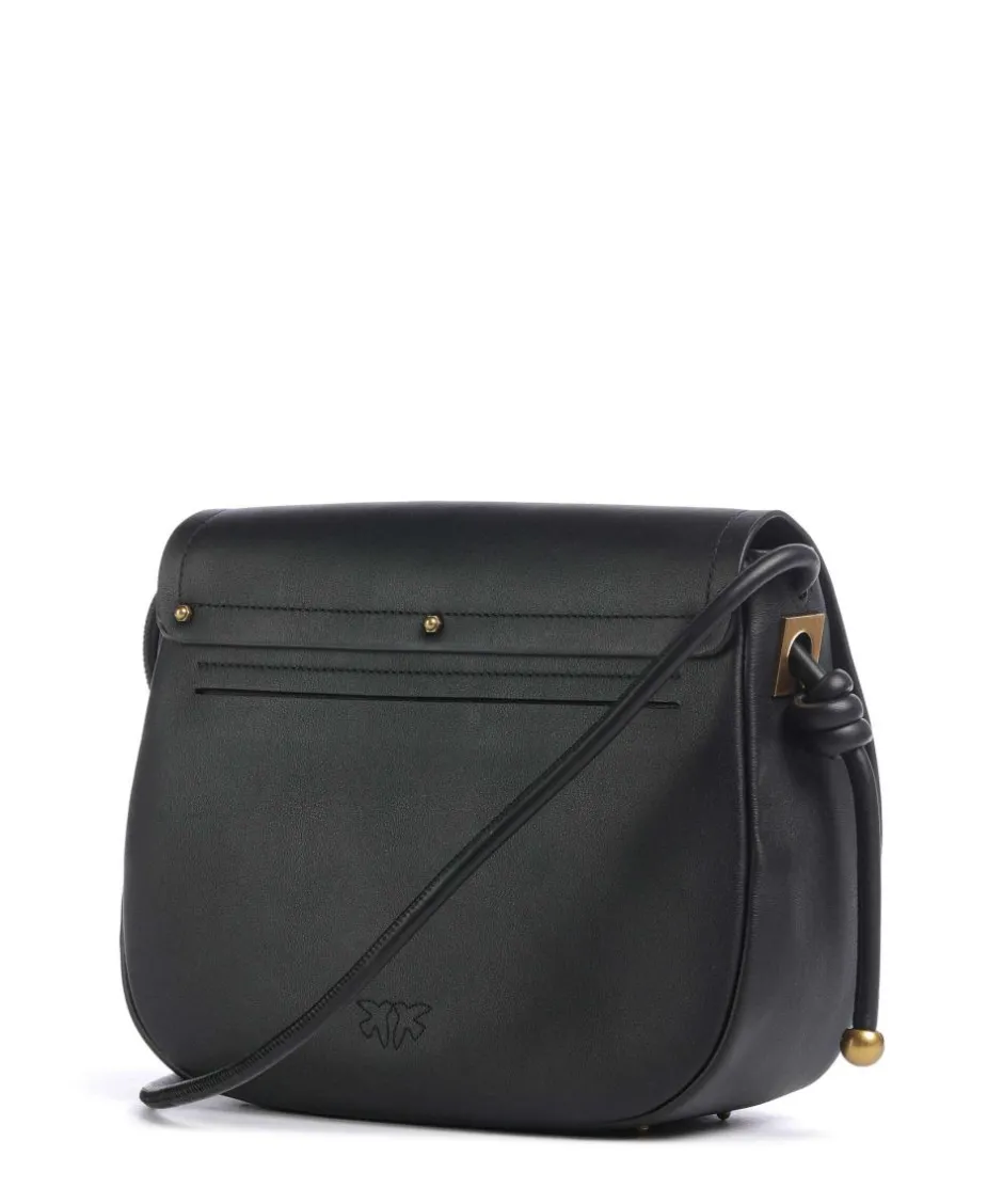 Pinko Crossbody Bags-Saddle Classic Crossbody bag softly grained calfskin