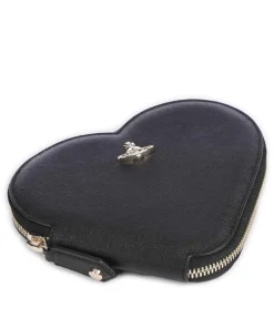 Vivienne Westwood Crossbody Bags-Saffiano Heart Crossbody bag fine grain cow leather