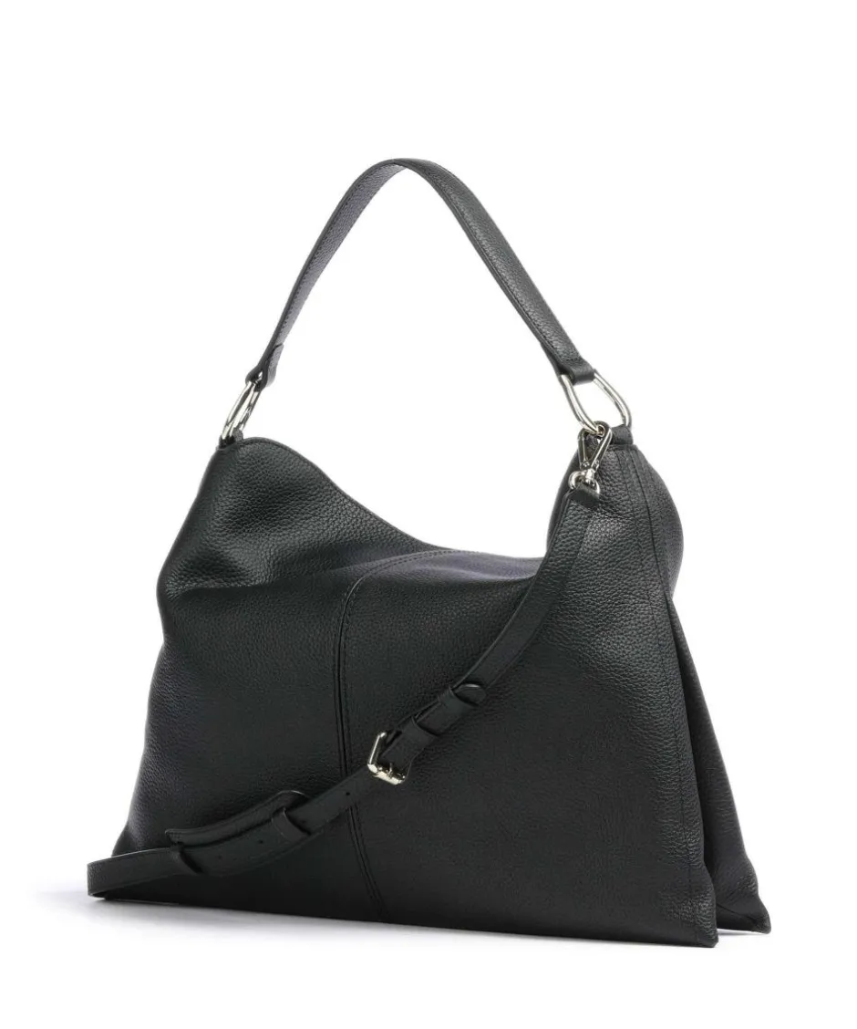 AIGNER Shoulder Bags|Hobo Bags-Savannah L Hobo bag grained cow leather
