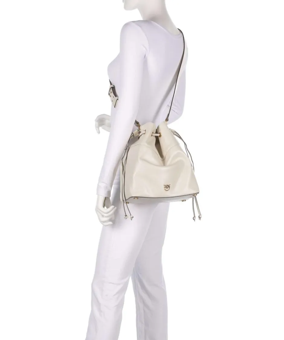 Pinko Hobo Bags|Crossbody Bags-Secchiello Classic Bucket bag softly grained calfskin