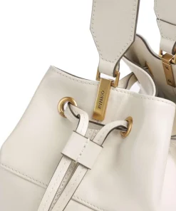 Pinko Hobo Bags|Crossbody Bags-Secchiello Classic Bucket bag softly grained calfskin