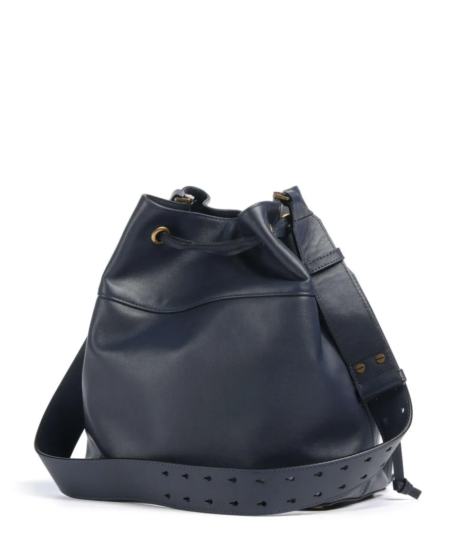 Pinko Hobo Bags|Crossbody Bags-Secchiello Classic Bucket bag softly grained calfskin