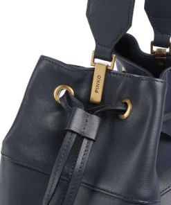 Pinko Hobo Bags|Crossbody Bags-Secchiello Classic Bucket bag softly grained calfskin