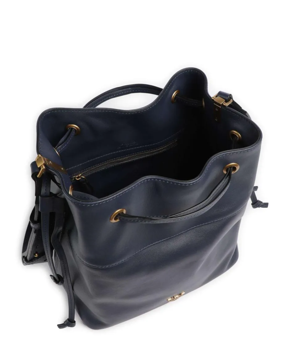 Pinko Hobo Bags|Crossbody Bags-Secchiello Classic Bucket bag softly grained calfskin