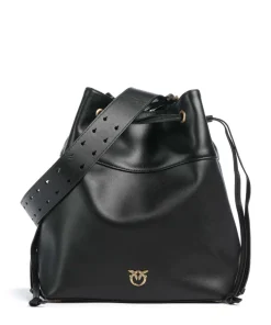 Pinko Hobo Bags|Crossbody Bags-Secchiello Classic Bucket bag softly grained calfskin