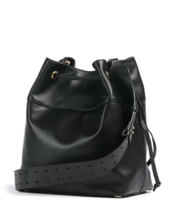 Pinko Hobo Bags|Crossbody Bags-Secchiello Classic Bucket bag softly grained calfskin