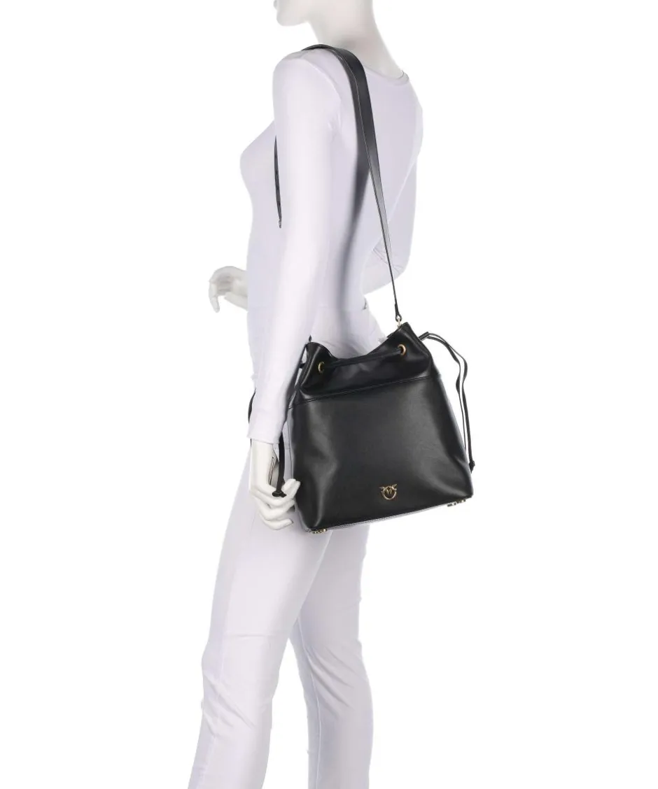 Pinko Hobo Bags|Crossbody Bags-Secchiello Classic Bucket bag softly grained calfskin