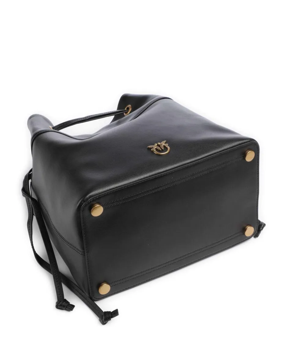 Pinko Hobo Bags|Crossbody Bags-Secchiello Classic Bucket bag softly grained calfskin