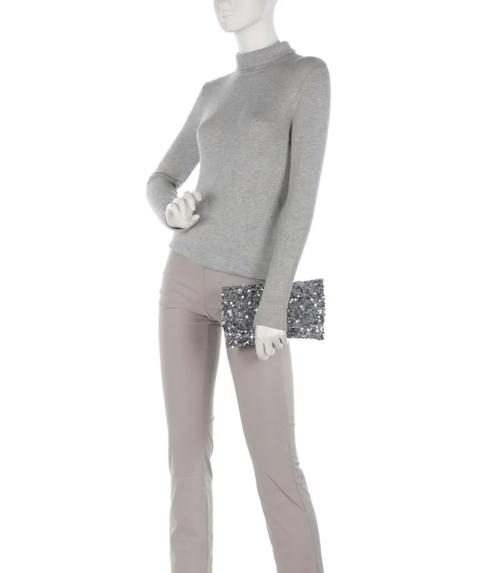Abro Clutch & Evening Bags-Sequins Clutch bag cow leather