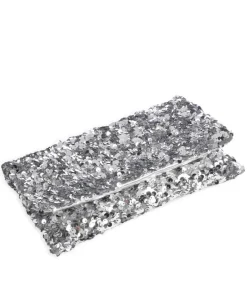 Abro Clutch & Evening Bags-Sequins Clutch bag cow leather