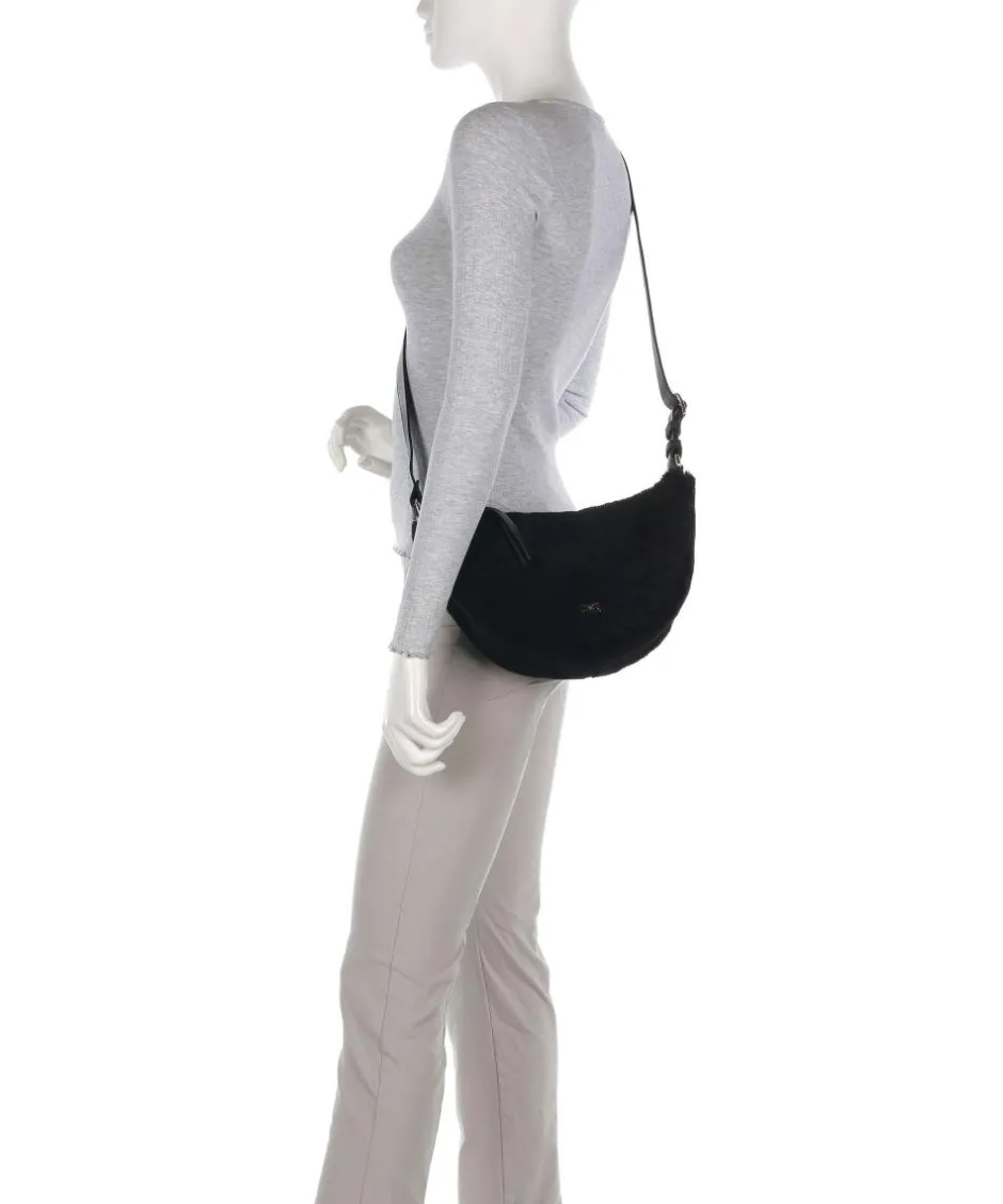 Abro Crossbody Bags-Shearling By My Side Crossbody bag fur, grained cow leather