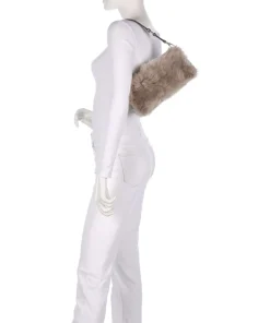 Abro Shoulder Bags|Crossbody Bags-Shearling Mila Shoulder bag fine grain leather