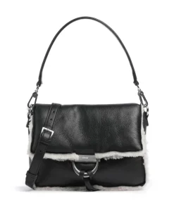 Abro Shoulder Bags|Crossbody Bags-Shearling Temi Shoulder bag soft cow leather