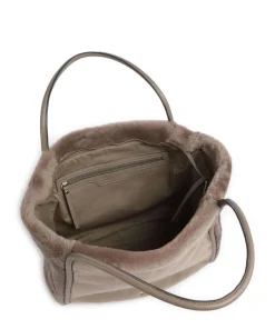 Abro Tote Bags-Shearling Willow Tote bag fur