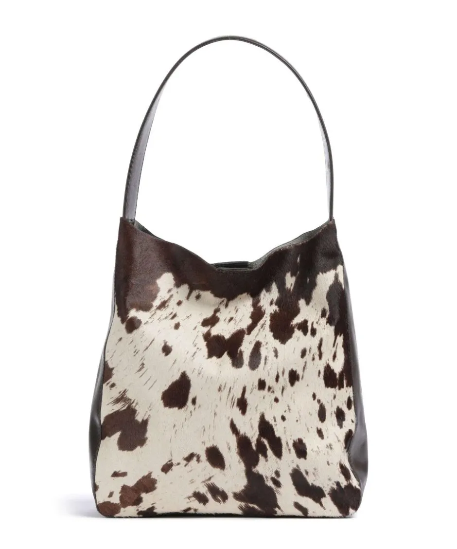 Markberg Shoulder Bags|Hobo Bags-Sheelby Hobo bag fur, fine grain cow leather