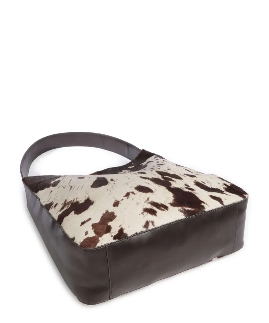 Markberg Shoulder Bags|Hobo Bags-Sheelby Hobo bag fur, fine grain cow leather