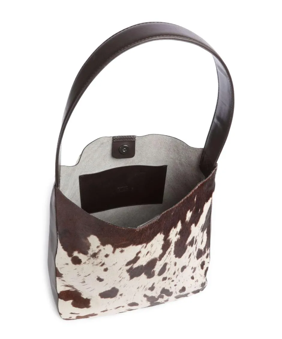 Markberg Shoulder Bags|Hobo Bags-Sheelby Hobo bag fur, fine grain cow leather