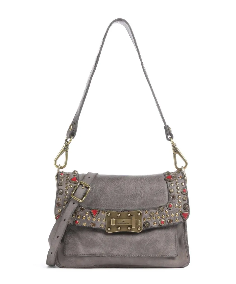 Campomaggi Shoulder Bags|Crossbody Bags-Shoulder bag fine grain cow leather