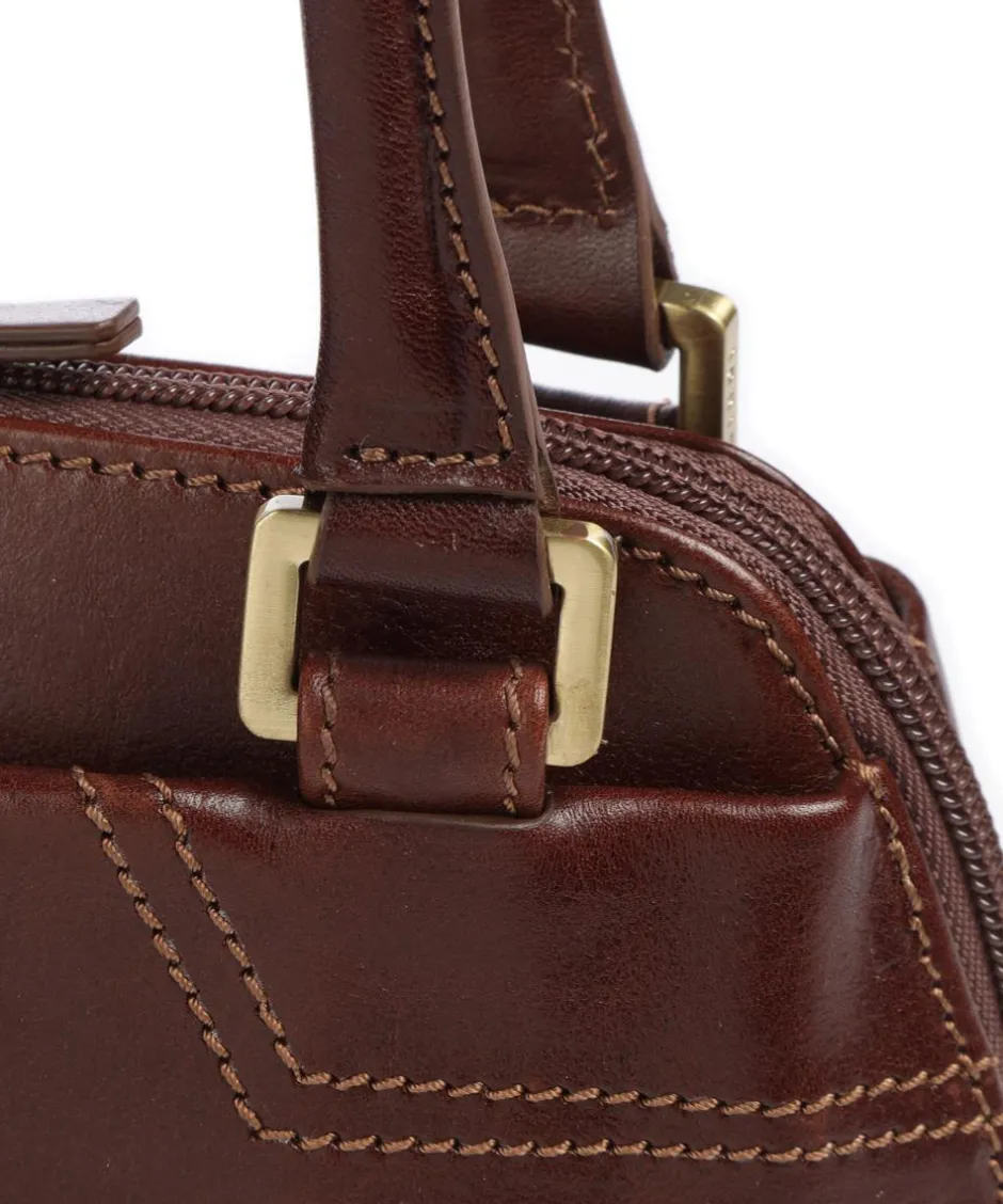 Giudi Shoulder Bags-Single Tracollina Shoulder bag fine grain cow leather