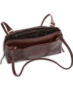 Giudi Shoulder Bags-Single Tracollina Shoulder bag fine grain cow leather