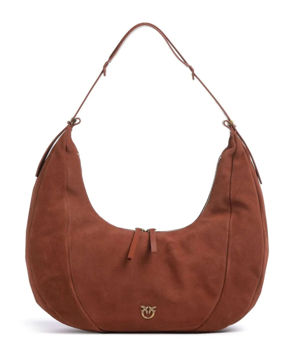 Pinko Shoulder Bags|Hobo Bags-Slouchy Big Hobo bag brushed calfskin