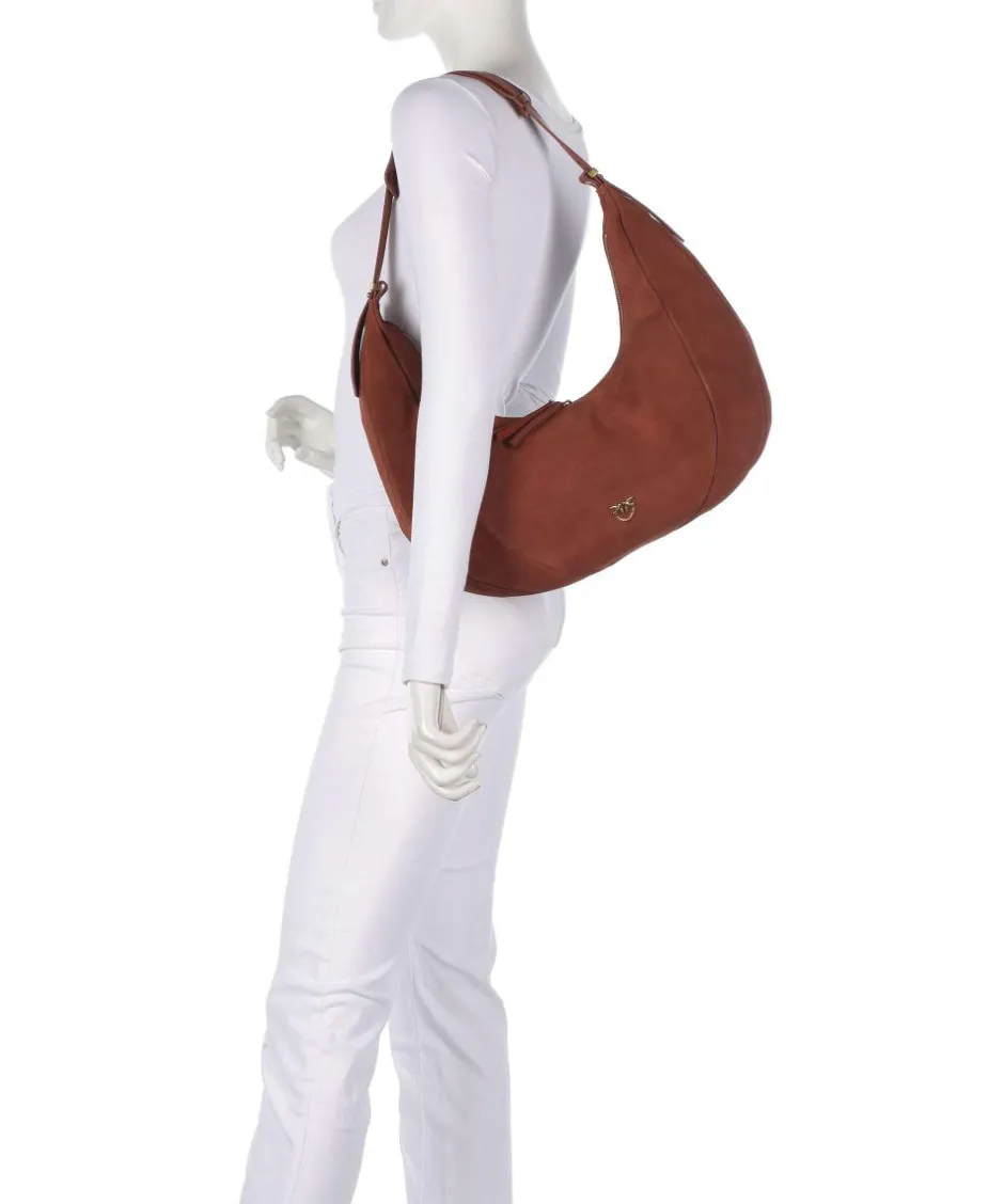 Pinko Shoulder Bags|Hobo Bags-Slouchy Big Hobo bag brushed calfskin