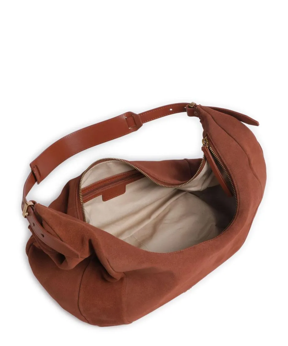 Pinko Shoulder Bags|Hobo Bags-Slouchy Big Hobo bag brushed calfskin