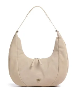 Pinko Shoulder Bags|Hobo Bags-Slouchy Big Hobo bag brushed calfskin