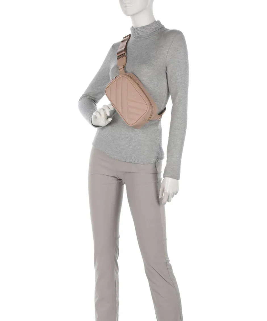 Lancaster Fanny Packs|Crossbody Bags-Soft Matelassé Fanny pack soft cow leather