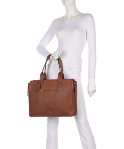 Burkely Business- & Laptop Bags-Soft Skylar Briefcase 15″ fine grain leather