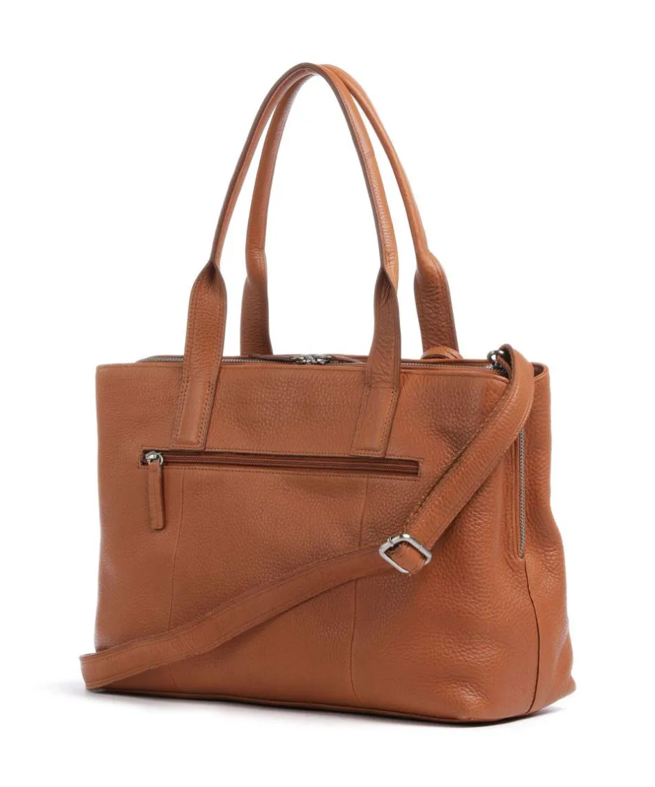Burkely Business- & Laptop Bags-Soft Skylar Briefcase 13″ grained leather