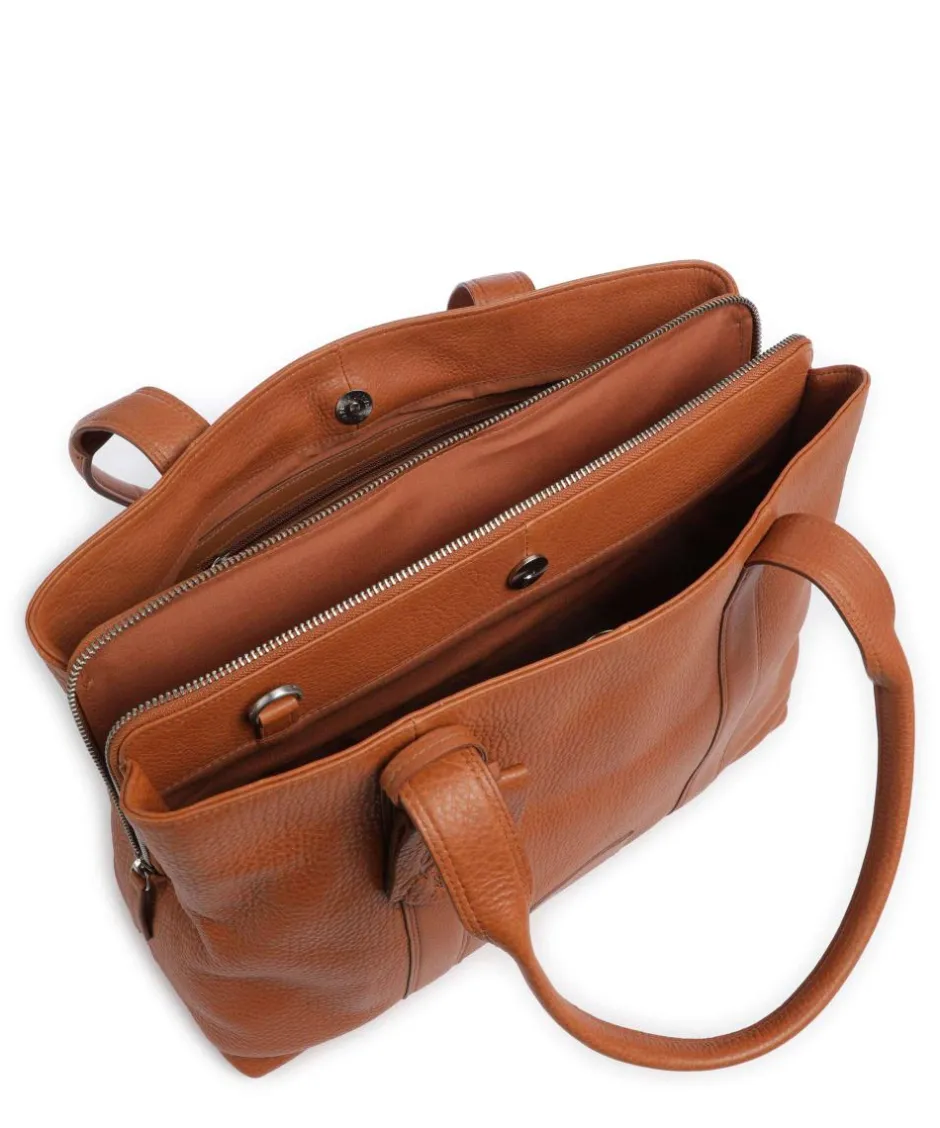 Burkely Business- & Laptop Bags-Soft Skylar Briefcase 13″ grained leather