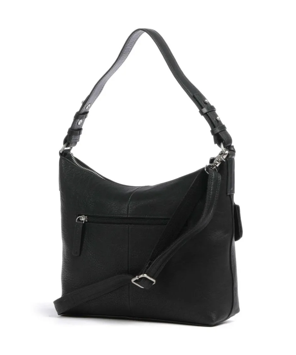Burkely Shoulder Bags|Hobo Bags-Soft Skylar Hobo bag grained leather