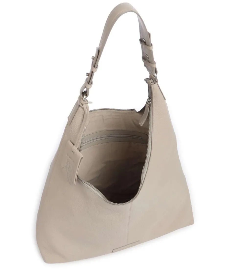 Burkely Shoulder Bags|Hobo Bags-Soft Skylar Hobo bag grained leather
