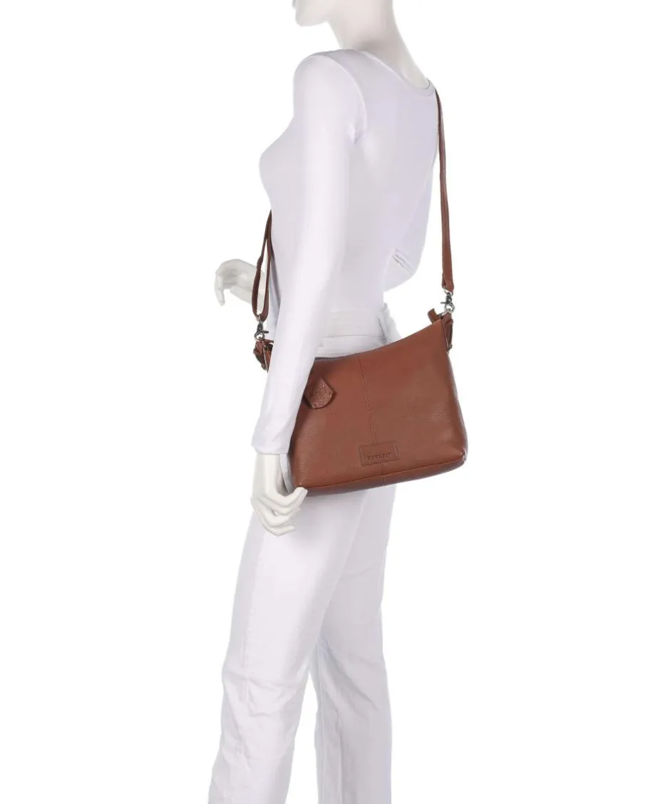 Burkely Shoulder Bags|Hobo Bags-Soft Skylar Hobo bag grained leather