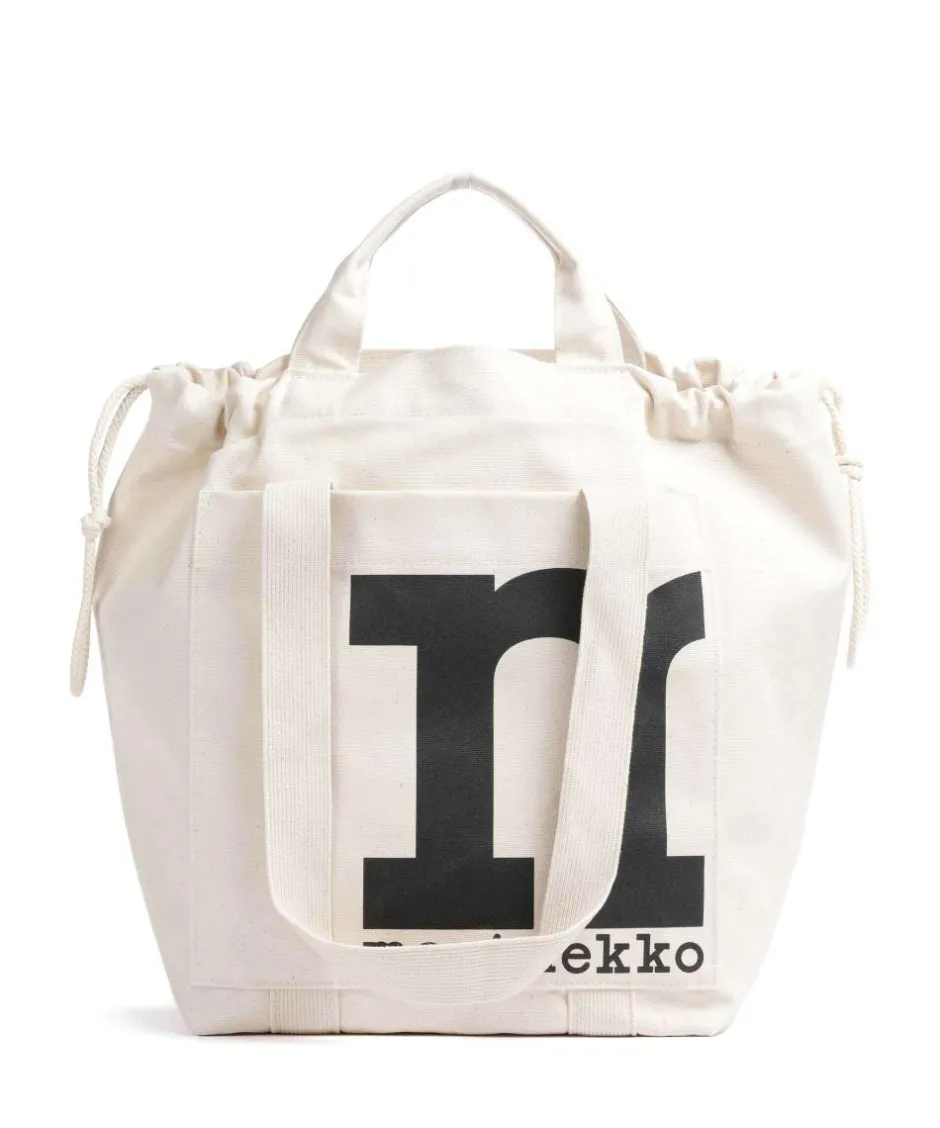 Marimekko Tote Bags|Handbags-Solid Mono City Tote bag canvas