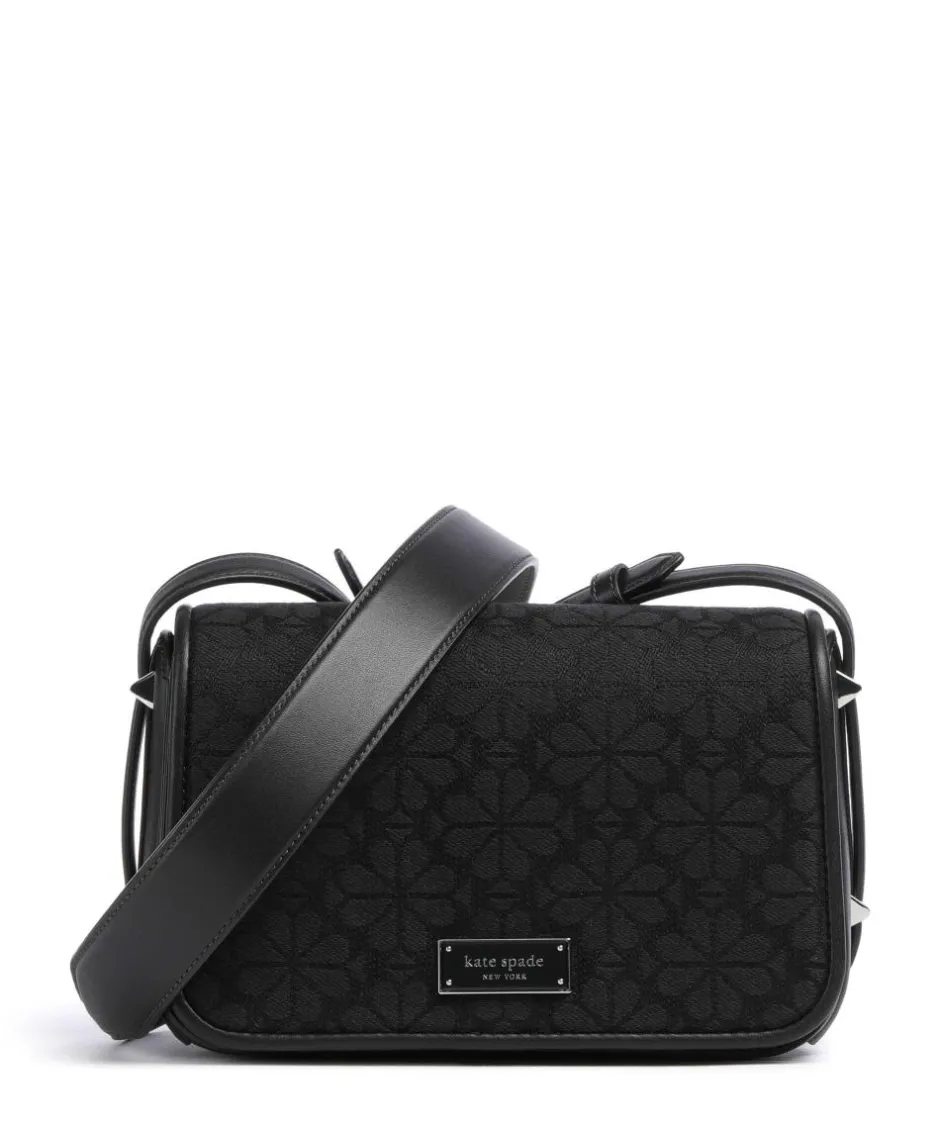 Kate Spade New York Crossbody Bags-Spade Flower Jacquard Crossbody bag fabric, fine grain cow leather