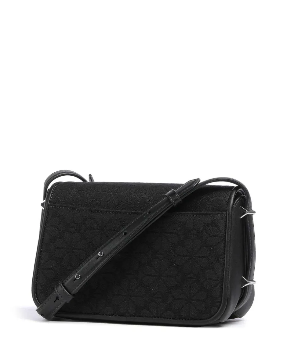 Kate Spade New York Crossbody Bags-Spade Flower Jacquard Crossbody bag fabric, fine grain cow leather