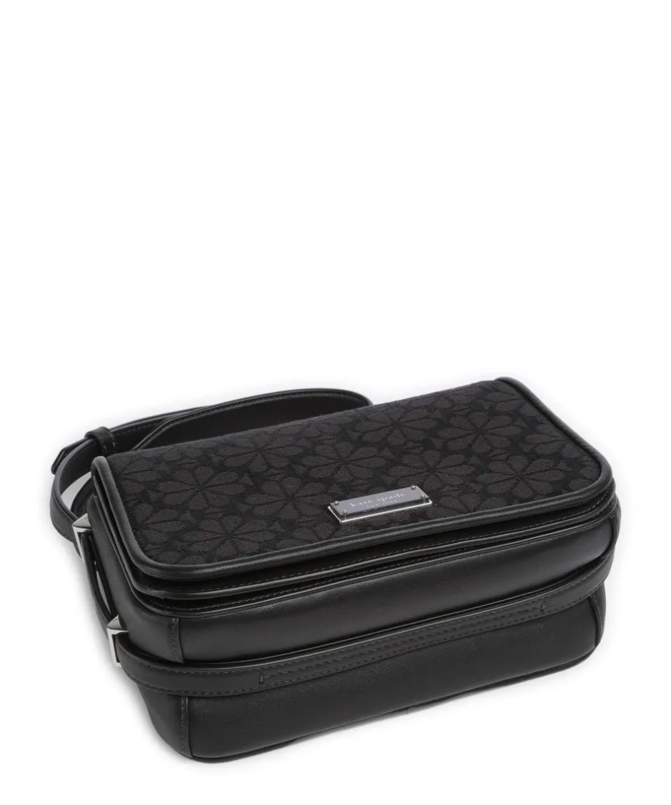 Kate Spade New York Crossbody Bags-Spade Flower Jacquard Crossbody bag fabric, fine grain cow leather
