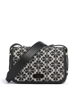 Kate Spade New York Crossbody Bags-Spade Flower Jacquard Crossbody bag fabric, fine grain cow leather